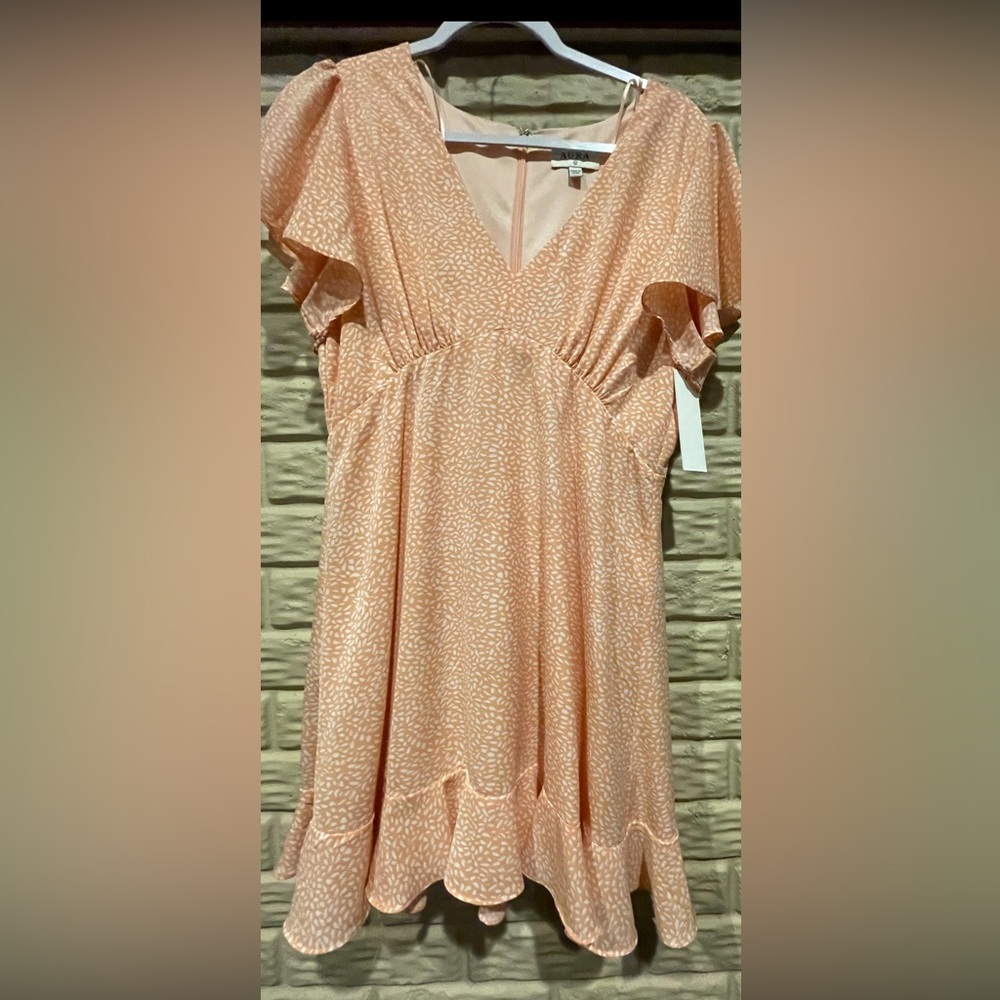 Peach sundress